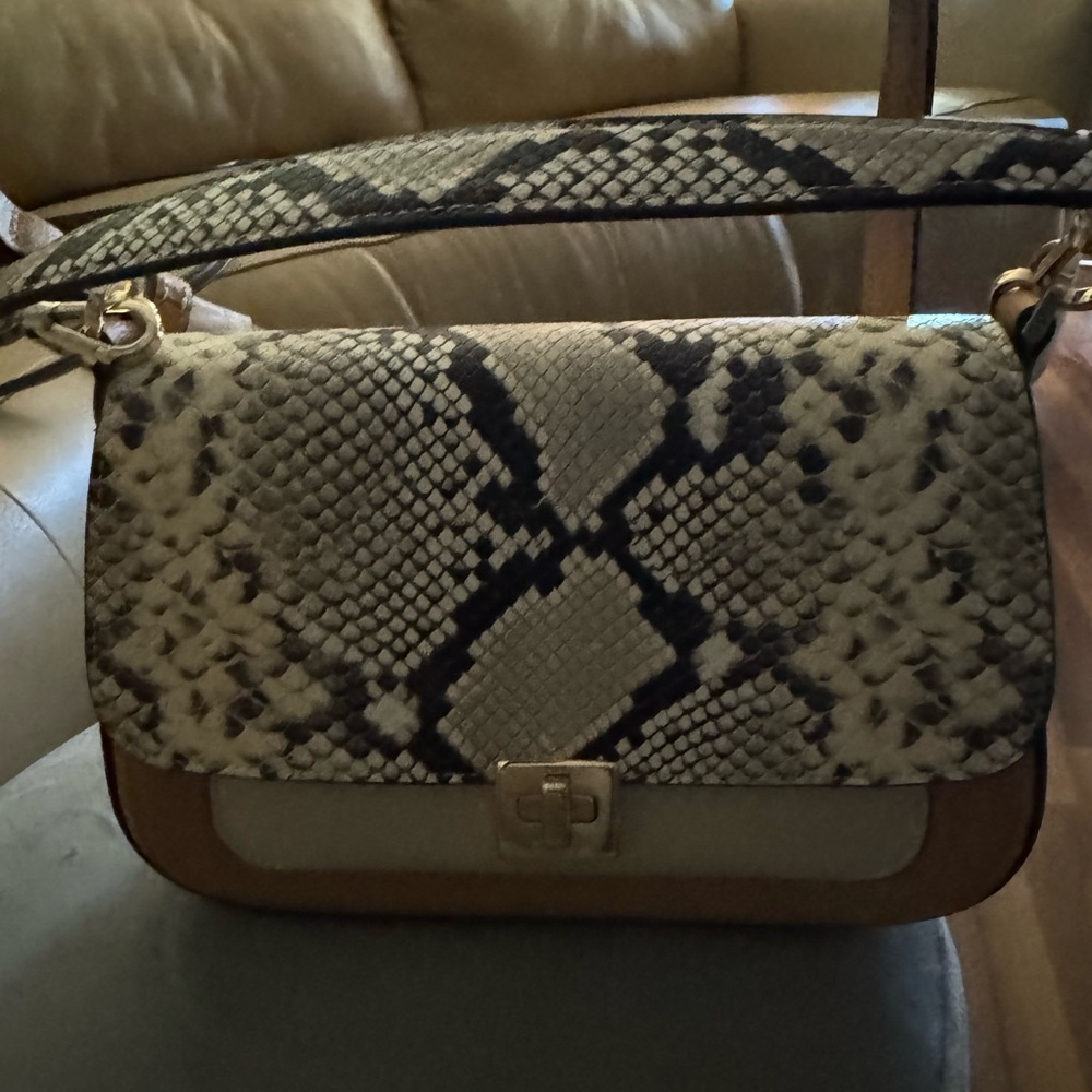 Kate spade python hand bag.